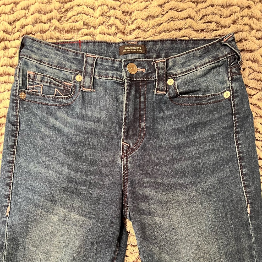 True Religion ankle skinny jeans